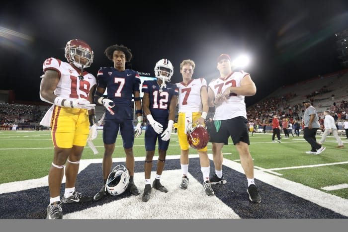 usc trojans football arizona pac-12 3